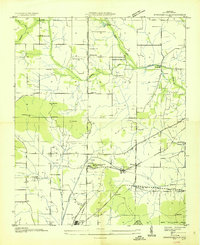 Download a high-resolution, GPS-compatible USGS topo map for Meridianville, AL (1936 edition)