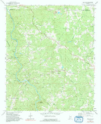 Download a high-resolution, GPS-compatible USGS topo map for Micaville, AL (1991 edition)