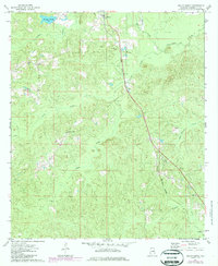 Download a high-resolution, GPS-compatible USGS topo map for Millry South, AL (1987 edition)