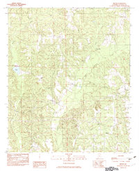 Download a high-resolution, GPS-compatible USGS topo map for Milton, AL (1982 edition)