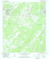 Download a high-resolution, GPS-compatible USGS topo map for Montevallo, AL (1987 edition)