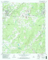 preview thumbnail of historical topo map of Montevallo, AL in 1980