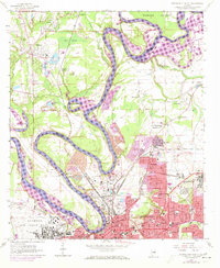 preview thumbnail of historical topo map of Montgomery County, AL in 1958