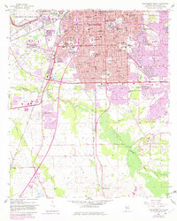 preview thumbnail of historical topo map of Montgomery County, AL in 1958