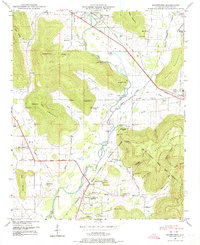 Download a high-resolution, GPS-compatible USGS topo map for Moontown, AL (1974 edition)