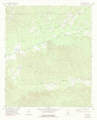 preview thumbnail of historical topo map of Clarke County, AL in 1978