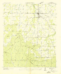 1935 Map of Moulton