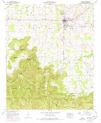 Download a high-resolution, GPS-compatible USGS topo map for Moulton, AL (1977 edition)