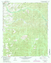 Download a high-resolution, GPS-compatible USGS topo map for Moundville East, AL (1985 edition)