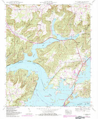 Download a high-resolution, GPS-compatible USGS topo map for Mt Carmel, AL (1984 edition)