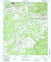 Download a high-resolution, GPS-compatible USGS topo map for Munford, AL (1985 edition)