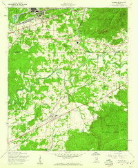 Download a high-resolution, GPS-compatible USGS topo map for Munford, AL (1960 edition)