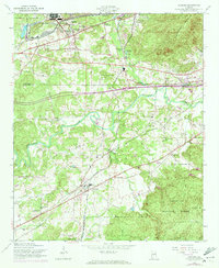 Download a high-resolution, GPS-compatible USGS topo map for Munford, AL (1973 edition)