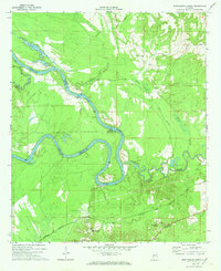 preview thumbnail of historical topo map of Marengo County, AL in 1970