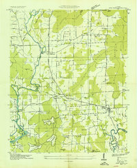 Download a high-resolution, GPS-compatible USGS topo map for New Hope, AL (1936 edition)
