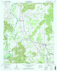 Download a high-resolution, GPS-compatible USGS topo map for New Hope, AL (1974 edition)