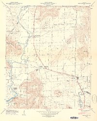 Download a high-resolution, GPS-compatible USGS topo map for New Hope, AL (1950 edition)