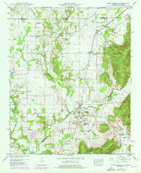 Download a high-resolution, GPS-compatible USGS topo map for New Market, AL (1976 edition)