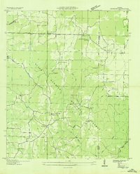 Download a high-resolution, GPS-compatible USGS topo map for Newburg, AL (1936 edition)