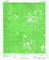 Download a high-resolution, GPS-compatible USGS topo map for Oak Level, AL (1968 edition)