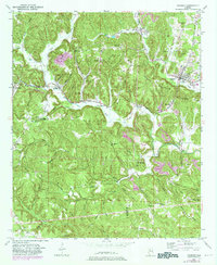 1949 Map of Oakman, 1981 Print