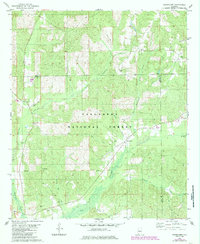 Download a high-resolution, GPS-compatible USGS topo map for Oakmulgee, AL (1985 edition)