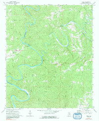 Download a high-resolution, GPS-compatible USGS topo map for Ofelia, AL (1991 edition)
