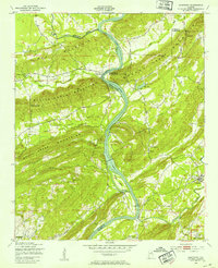 Download a high-resolution, GPS-compatible USGS topo map for Ohatchee, AL (1953 edition)