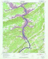 Download a high-resolution, GPS-compatible USGS topo map for Ohatchee, AL (1973 edition)