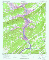 Download a high-resolution, GPS-compatible USGS topo map for Ohatchee, AL (1977 edition)