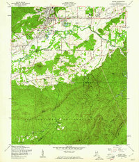 Download a high-resolution, GPS-compatible USGS topo map for Oxford, AL (1960 edition)