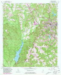 preview thumbnail of historical topo map of Ozark, AL in 1960