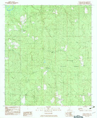 Download a high-resolution, GPS-compatible USGS topo map for Parker Springs, AL (1983 edition)