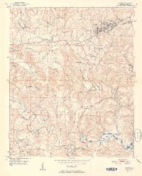 Download a high-resolution, GPS-compatible USGS topo map for Parrish, AL (1951 edition)