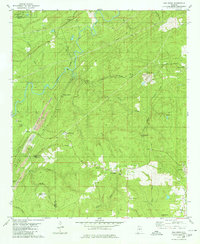 Download a high-resolution, GPS-compatible USGS topo map for Pea Ridge, AL (1980 edition)