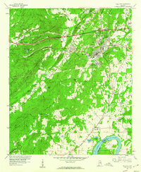 Download a high-resolution, GPS-compatible USGS topo map for Pell City, AL (1960 edition)