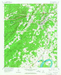 Download a high-resolution, GPS-compatible USGS topo map for Pell City, AL (1966 edition)