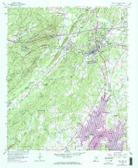 Download a high-resolution, GPS-compatible USGS topo map for Pell City, AL (1973 edition)