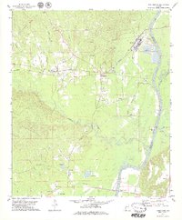 Download a high-resolution, GPS-compatible USGS topo map for Pennington, AL (1979 edition)