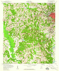 preview thumbnail of historical topo map of Phenix City, AL in 1955