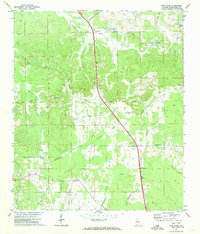 preview thumbnail of historical topo map of Montgomery County, AL in 1971