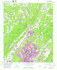 Download a high-resolution, GPS-compatible USGS topo map for Pinson, AL (1979 edition)