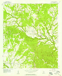 preview thumbnail of historical topo map of Russell County, AL in 1957