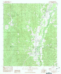 Download a high-resolution, GPS-compatible USGS topo map for Plantersville, AL (1982 edition)