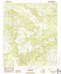 Download a high-resolution, GPS-compatible USGS topo map for Pleasant Hill, AL (1987 edition)