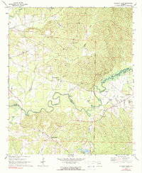 preview thumbnail of historical topo map of Pickens County, AL in 1970