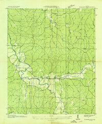 Download a high-resolution, GPS-compatible USGS topo map for Pleasant Site, AL (1935 edition)