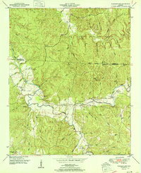 Download a high-resolution, GPS-compatible USGS topo map for Pleasant Site, AL (1951 edition)