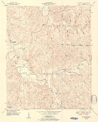 Download a high-resolution, GPS-compatible USGS topo map for Pleasant Site, AL (1951 edition)