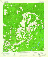 Download a high-resolution, GPS-compatible USGS topo map for Pollard, AL (1961 edition)